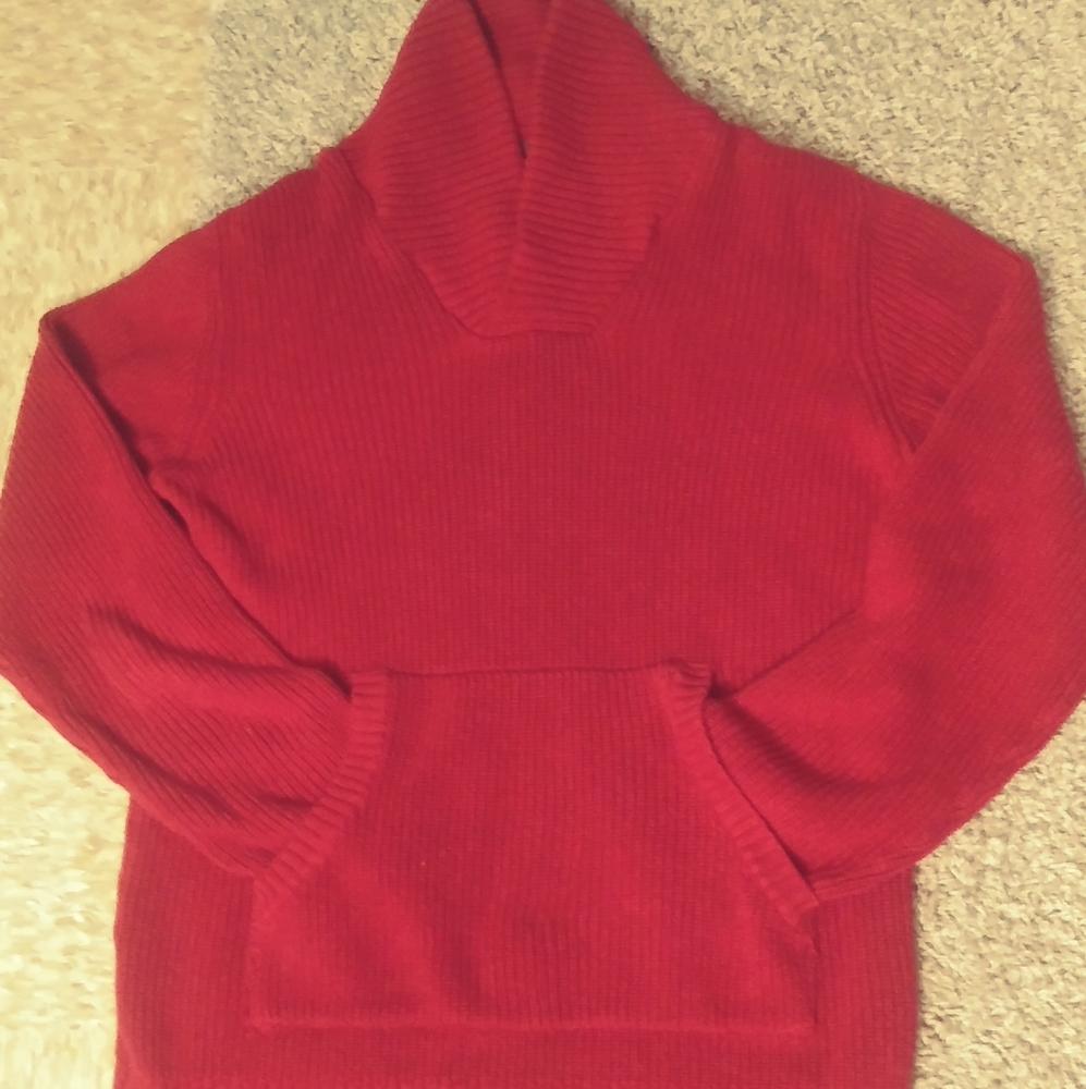 American Rag Shawl Sweater Sz XL Burgundy